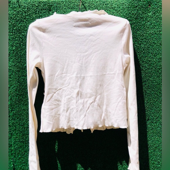 Kimchi Blue Cream tie front top new - Picture 13 of 16